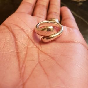 Tiffany and Co. Elsa Peretti tear drop ring.